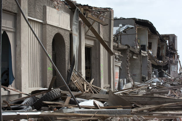 Pilger tornado damage